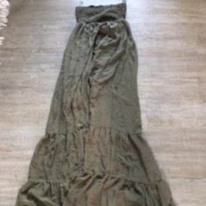 GUESS womens juniors olive green dress sz small